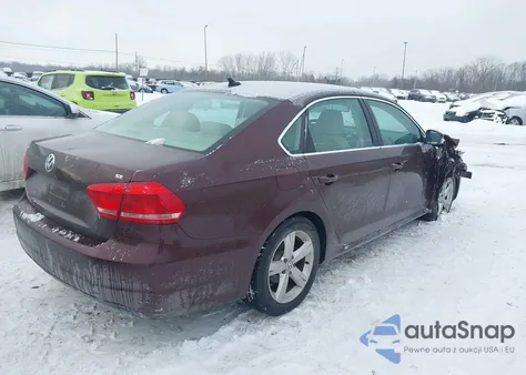 2013 Volkswagen Passat 2.5L Se from USA, damaged, VIN 1VWBH7A34DC006243
